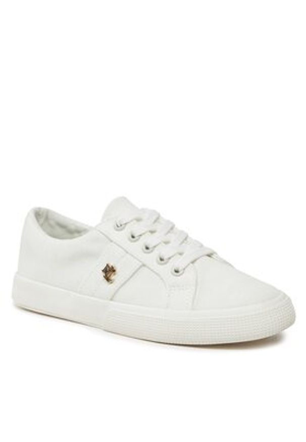 Lauren Ralph Lauren Tenisówki Janson II 802804598001 Biały. Kolor: biały. Materiał: materiał