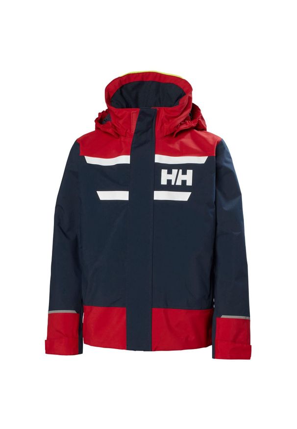 Kurtka wodoodporna dla dzieci Helly Hansen Salt port 2.0. Kolor: niebieski