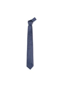 Wittchen - Krawat z jedwabiu we wzory. Kolor: niebieski, wielokolorowy, szary. Materiał: jedwab. Wzór: gładki. Styl: elegancki #3