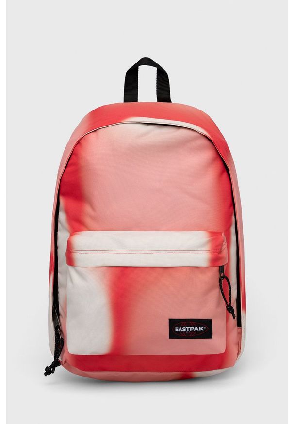 Eastpak plecak damski kolor różowy duży wzorzysty. Kolor: różowy. Materiał: włókno