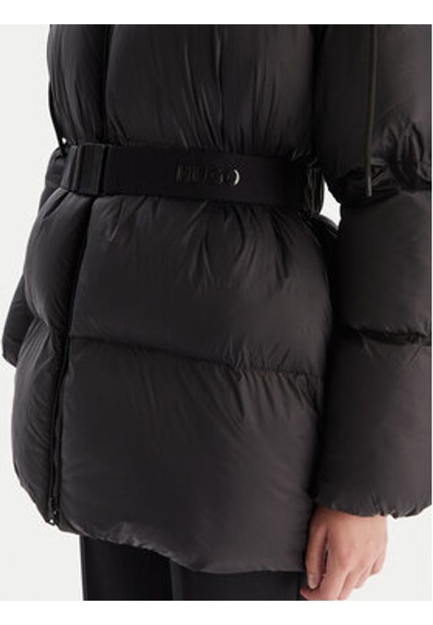 Hugo - HUGO Kurtka zimowa Falentina-2 50547228 Czarny Regular Fit. Kolor: czarny. Materiał: syntetyk. Sezon: zima