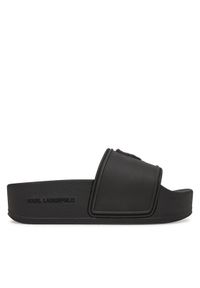 Karl Lagerfeld - KARL LAGERFELD Klapki Kondo Maxi KL80819M Czarny. Kolor: czarny. Materiał: syntetyk #1