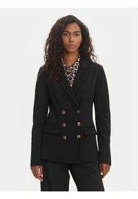 Guess Marynarka W5YN39 KCMU2 Czarny Regular Fit. Kolor: czarny. Materiał: syntetyk #1
