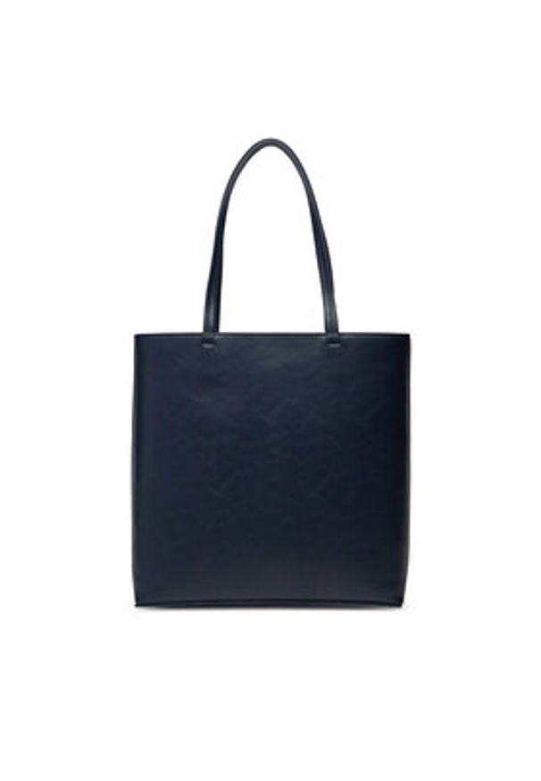 Tommy Jeans Torebka Tjw Ess Must Tote AW0AW17390 Granatowy. Kolor: niebieski. Materiał: skórzane