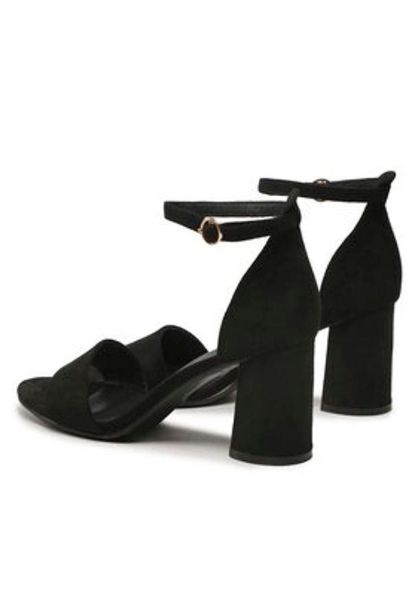 Jenny Fairy Sandały WSS20870-01 Czarny. Kolor: czarny. Materiał: materiał