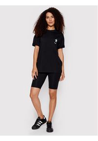 Converse T-Shirt 10023207-A03 Czarny Loose Fit. Kolor: czarny. Materiał: bawełna #5