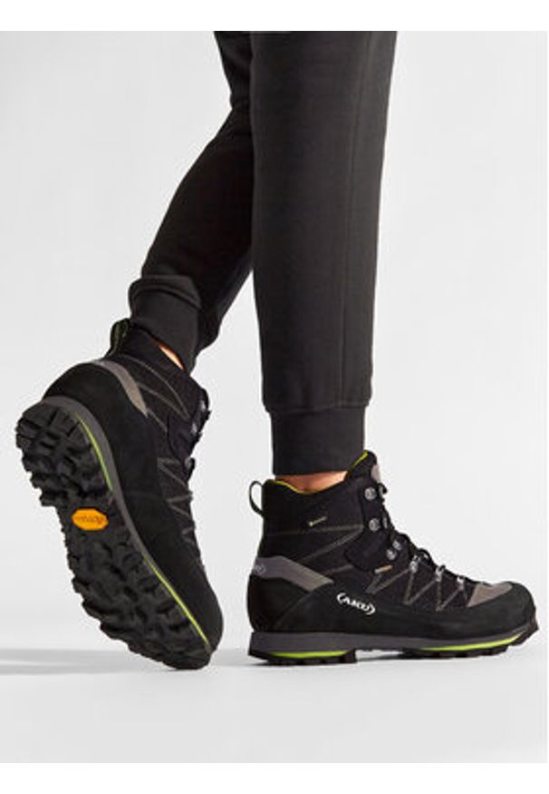 Aku Trekkingi Trekker Lite III Gtx GORE-TEX 977 Czarny. Kolor: czarny. Materiał: materiał. Technologia: Gore-Tex. Sport: turystyka piesza