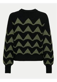 JDY Sweter Tina 15330567 Czarny Regular Fit. Kolor: czarny. Materiał: syntetyk