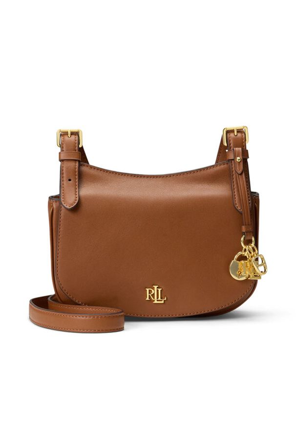 Lauren Ralph Lauren - LAUREN RALPH LAUREN Torebka 431P06070001 Brązowy. Kolor: brązowy. Materiał: skórzane