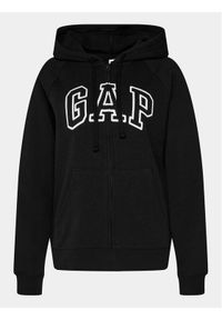 GAP - Gap Bluza 463503-02 Czarny Regular Fit. Kolor: czarny. Materiał: bawełna
