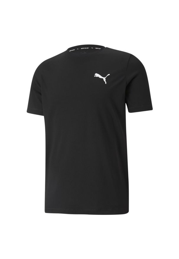 Podkoszulek Puma Active Small Logo, Czarny, Mężczyźni. Kolor: czarny. Materiał: materiał. Sport: joga i pilates