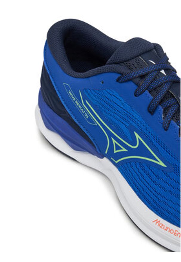 Mizuno Buty do biegania Wave Revolt 3 J1GC2481 Granatowy. Kolor: niebieski. Materiał: materiał. Model: Mizuno Wave