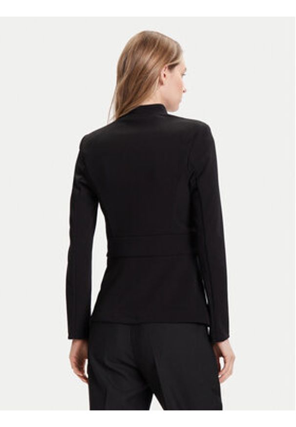 Rinascimento Marynarka CFC0126214003 Czarny Slim Fit. Kolor: czarny. Materiał: syntetyk