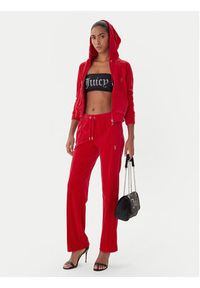 Juicy Couture Spodnie dresowe Tina JCWBJ225307 Czerwony Regular Fit. Kolor: czerwony. Materiał: syntetyk #2