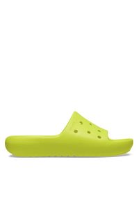 Crocs Klapki Classic Slide V2 Kids 209422 Żółty. Kolor: żółty