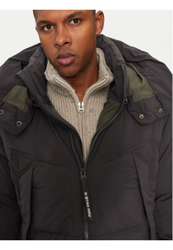G-Star RAW - G-Star Raw Kurtka zimowa G- Whistler D25347-D518 Czarny Regular Fit. Kolor: czarny. Materiał: syntetyk. Sezon: zima
