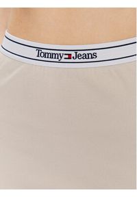 Tommy Jeans Spódnica ołówkowa Logo Waistband DW0DW15430 Beżowy Slim Fit. Kolor: beżowy. Materiał: bawełna #3