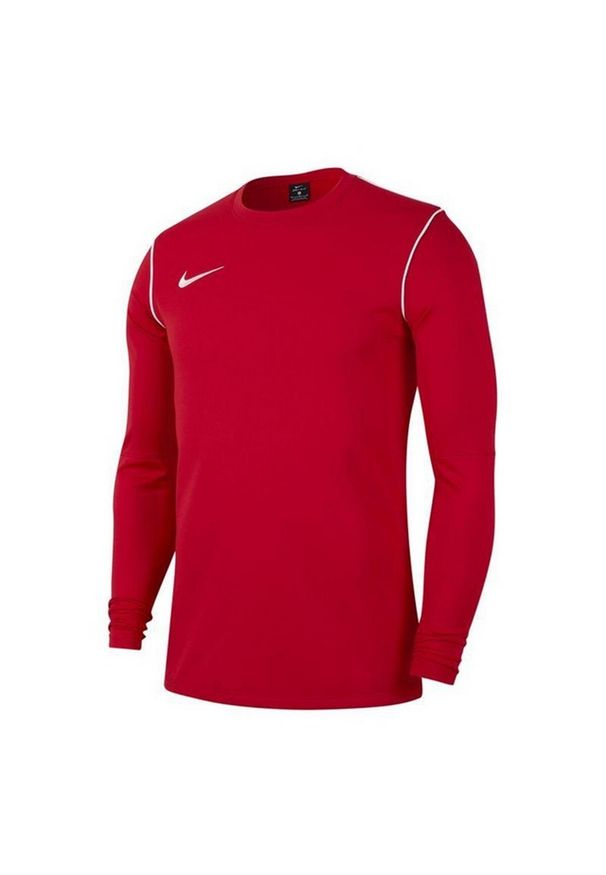 Nike - Męska Bluza Park 20 Z Okrągłym Dekoltem. Kolor: czerwony