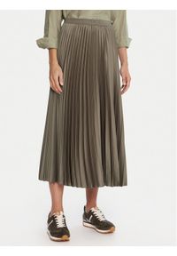 Marella Spódnica plisowana Pontiac 2523106045 Zielony Regular Fit. Kolor: zielony. Materiał: wiskoza #1