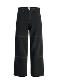 Jack & Jones - Jack&Jones Spodnie materiałowe Owen 12273515 Czarny Baggy Fit. Kolor: czarny. Materiał: bawełna #7