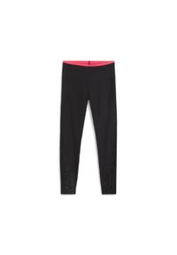 Puma - Damskie legginsy z wysokim stanem HYPERNATURAL o długości 7/8 PUMA Black. Stan: podwyższony. Kolor: czarny. Sport: fitness