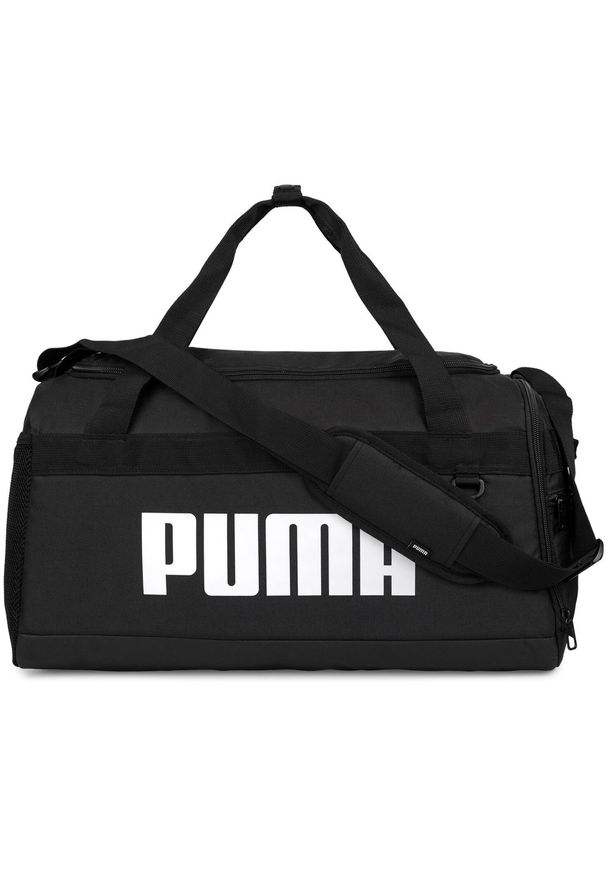 Puma - Torba sportowa treningowa na siłownię basen trening czarna PUMA. Kolor: czarny. Sport: fitness, pływanie