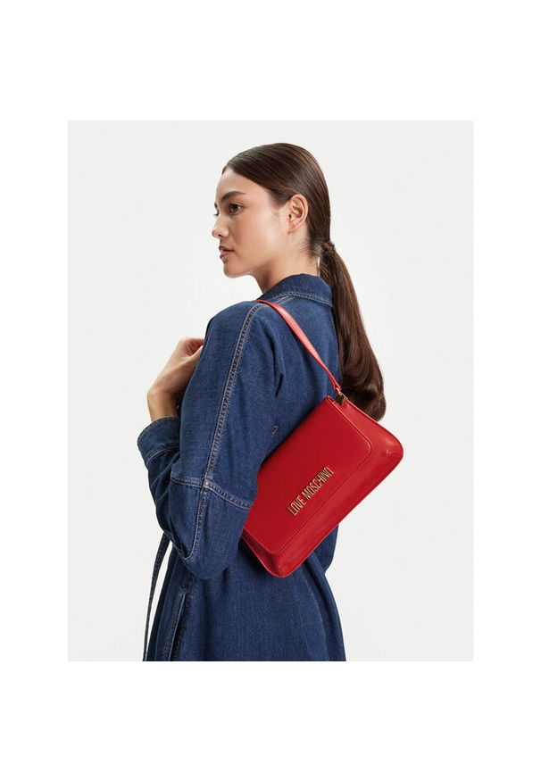 Love Moschino - Torebka LOVE MOSCHINO. Kolor: czerwony