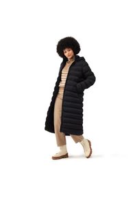Płaszcz turystyczny damski zimowy ocieplany Elender Regatta. Typ kołnierza: kaptur. Kolor: czarny. Materiał: poliester. Sezon: zima. Sport: turystyka piesza #1