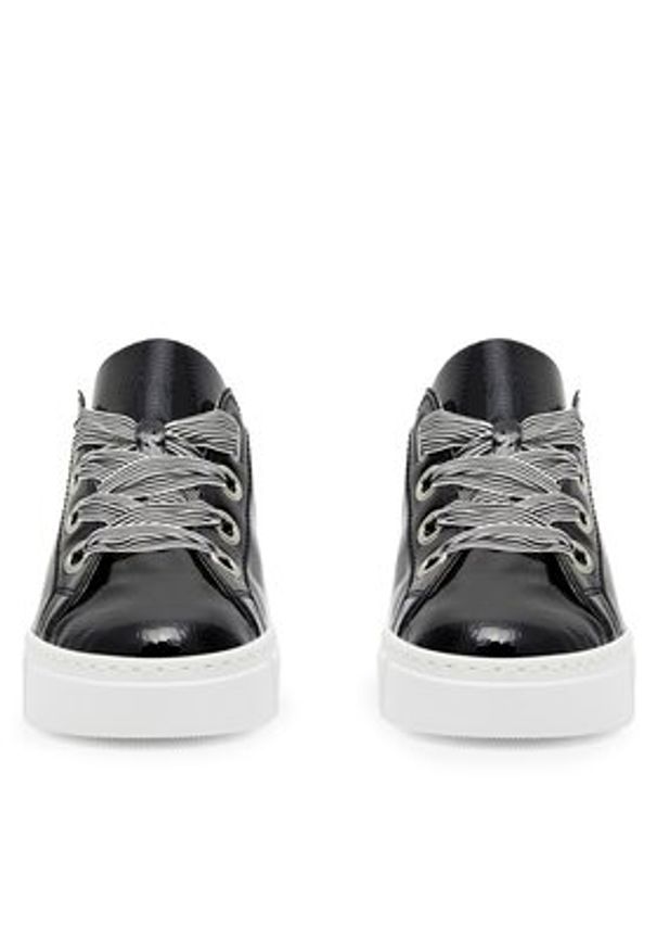 Rieker Sneakersy N59A2-00 Czarny. Kolor: czarny. Materiał: skóra