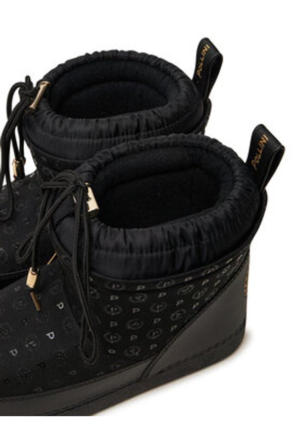 Pollini Śniegowce SA24213G0LXI100A Czarny. Kolor: czarny. Materiał: materiał