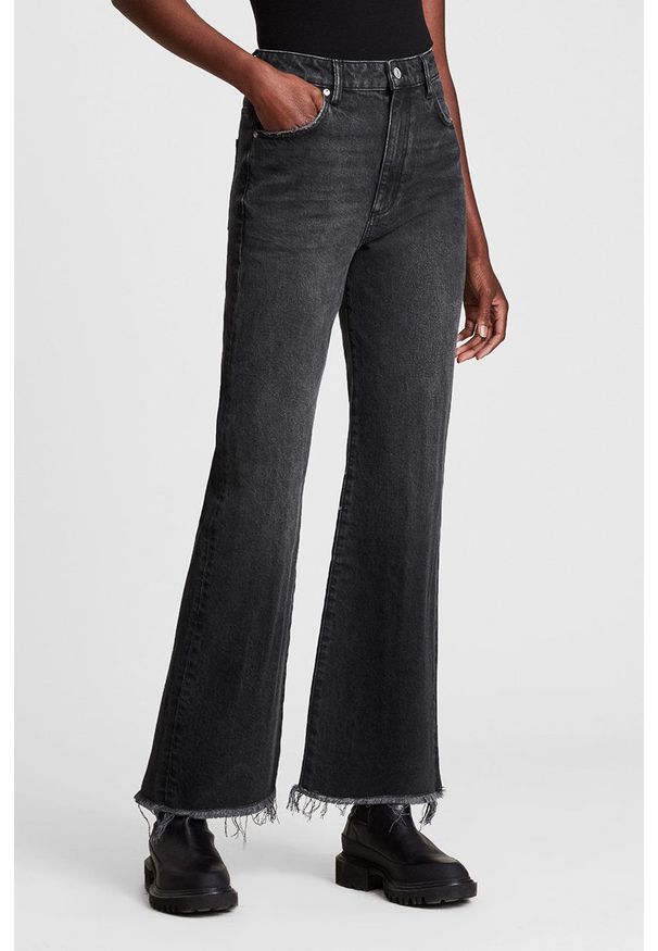 AllSaints - Jeansy. Stan: podwyższony. Kolor: czarny