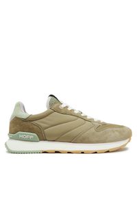 HOFF Sneakersy Xanthos 12517008 Khaki. Kolor: brązowy. Materiał: zamsz, skóra