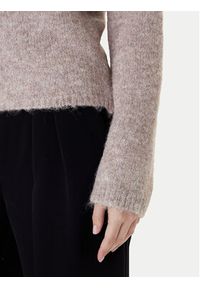 only - ONLY Sweter Zaggie 15376349 Beżowy Regular Fit. Kolor: beżowy. Materiał: syntetyk #4