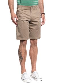 Lee - LEE COMFORT SHORT XM KHAKI L71ZPB08. Kolor: brązowy #6