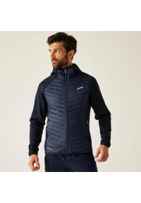 Regatta - Kurtka męska hybrydowa Andreson. Kolor: niebieski. Materiał: puch. Sport: turystyka piesza #1