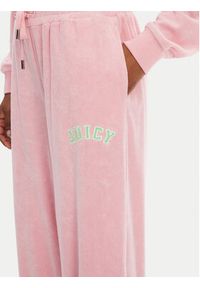Juicy Couture Spodnie dresowe Regan JCWBJ125335 Różowy Wide Leg. Kolor: różowy. Materiał: bawełna #3