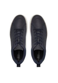 ecco - ECCO Sneakersy Byway 50166402038 Granatowy. Kolor: niebieski. Materiał: skóra #6