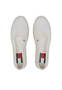 Tommy Jeans Espadryle Flatform Espadrille EN0EN02078 Biały. Kolor: biały. Materiał: materiał