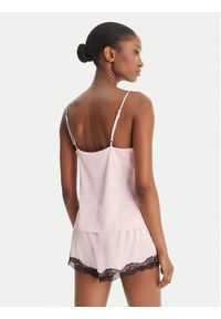 Juicy Couture Piżama JCYPJ126862 Różowy Slim Fit. Kolor: różowy. Materiał: syntetyk #2