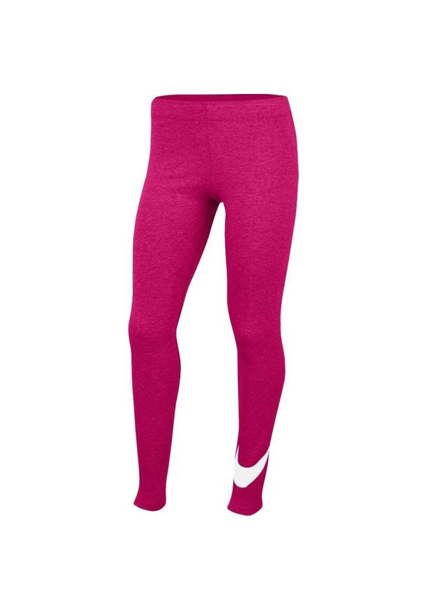 Spodnie dla dzieci Nike G NSW Favorites Swsh Legging różowe AR4076 615. Kolor: wielokolorowy
