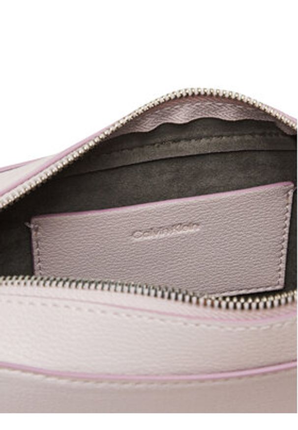 Calvin Klein Jeans Torebka Minimal Monogram Ew Camera Bag LV04K3162G Écru. Materiał: skórzane