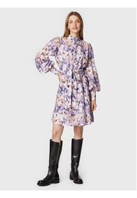 Bruuns Bazaar Sukienka koszulowa Scilla BBW3052 Fioletowy Regular Fit. Kolor: fioletowy. Materiał: bawełna. Typ sukienki: koszulowe #5
