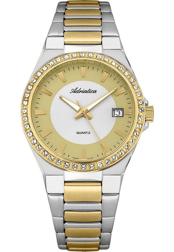 Zegarek Adriatica Zegarek damski Adriatica A3804.2111QZ srebrny. Kolor: srebrny