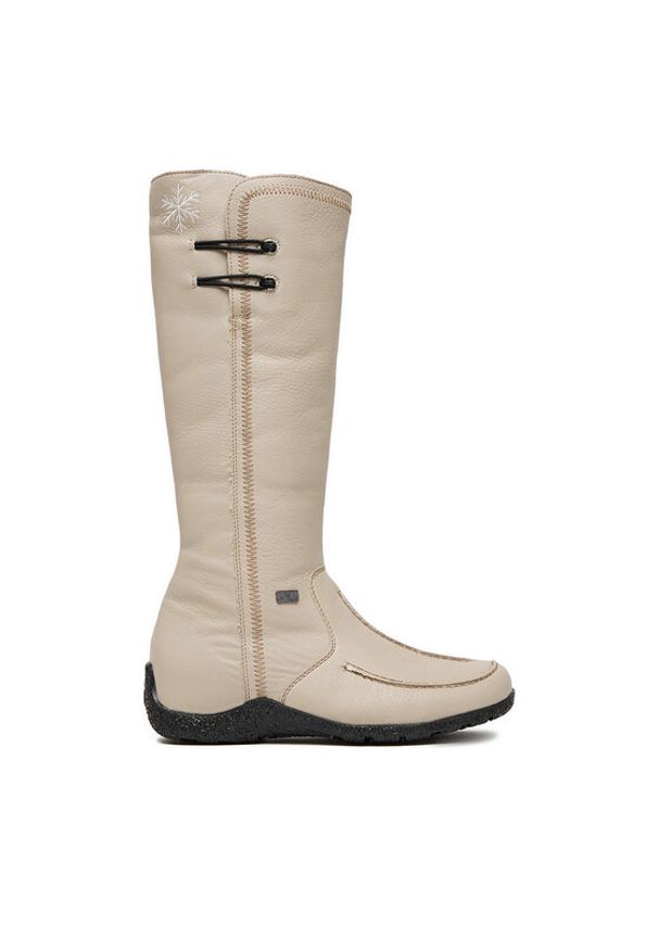 Rieker Kozaki CEO-79952-60 Beżowy. Kolor: beżowy. Materiał: materiał