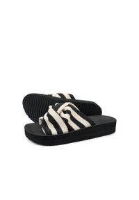 Flip*Flop - Klapki basenowe damskie Flip Flop Wedgy Twist. Kolor: czarny