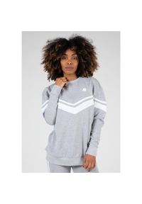 GORILLA WEAR - Hailey Duża bluza - Szary Melange. Kolor: szary. Sport: fitness #1