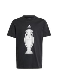 Adidas - Koszulka Official Emblem Trophy Kids. Kolor: czarny. Materiał: bawełna #1