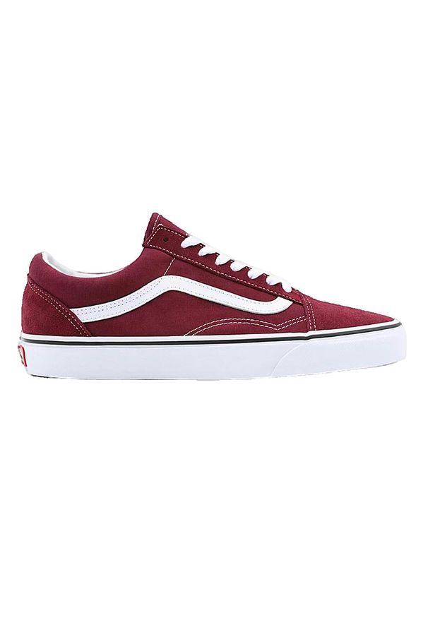 Tenisówki Vans Model Vn0a38g15u71 Kolor Bordeaux. Zapięcie: sznurówki. Kolor: czerwony. Materiał: syntetyk, tkanina, materiał. Szerokość cholewki: normalna. Sport: turystyka piesza