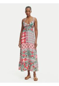 Iconique Sukienka letnia Lidia IC26-095 Kolorowy Regular Fit. Materiał: syntetyk. Wzór: kolorowy. Sezon: lato #1