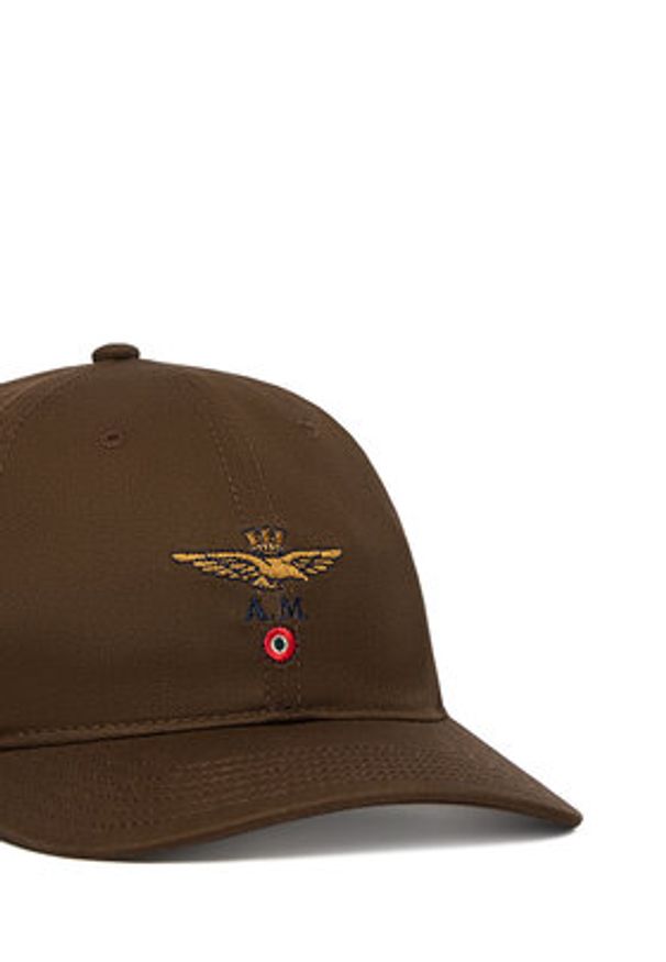 Aeronautica Militare Czapka z daszkiem 261HA1246UCT02261 Brązowy ciemny. Kolor: brązowy. Materiał: bawełna